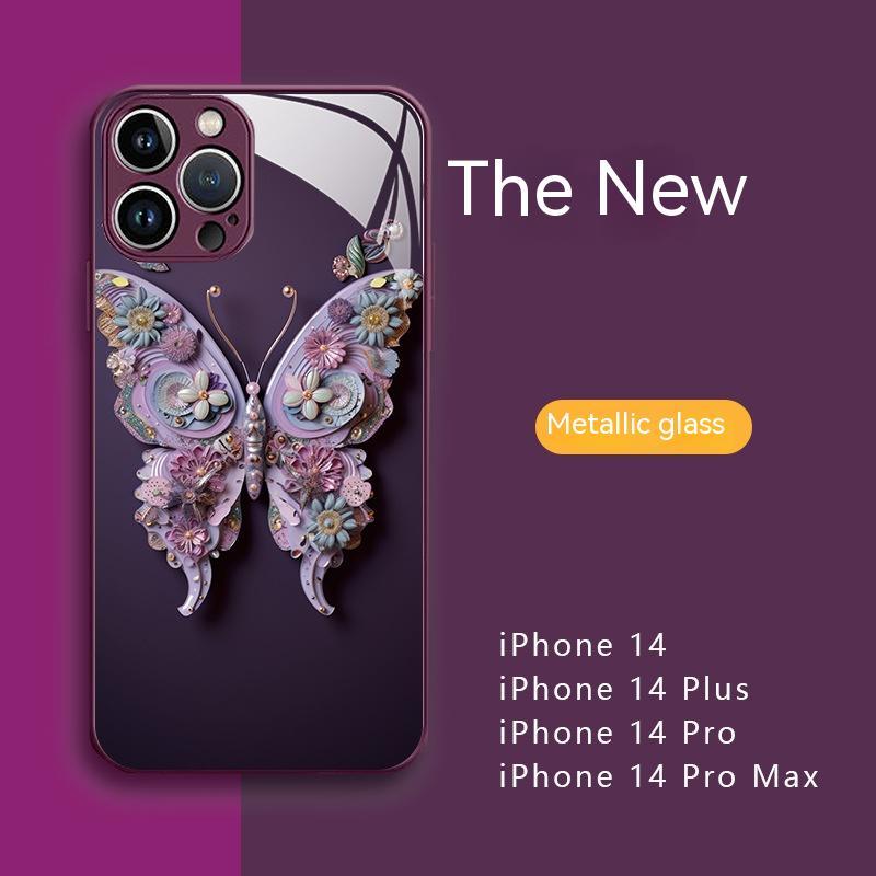 Fairy Butterfly Glass Phone Case - Bellarte Enchanté Fairy Butterfly Glass Phone Case